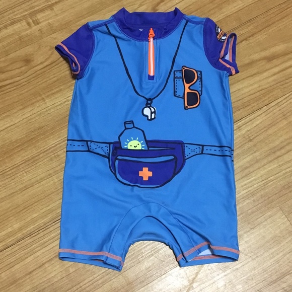 baby bathing suit with snaps